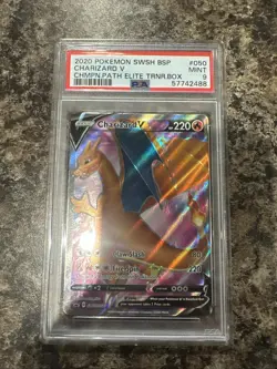 Pokemon - Charizard V SWSH050 Black Star Promo Champion's Path - PSA 9 Mint - Image 1