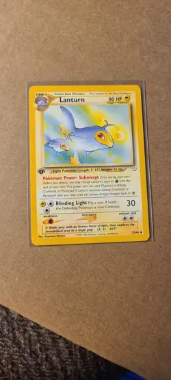 Pokemon Neo Revelation 1st Edition Lanturn 32/64 - Image 1