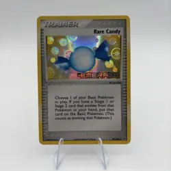 Pokemon Rare Candy 83/106 Emerald Reverse Holo - Image 1