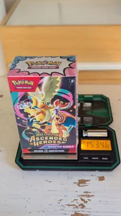 VERY HEAVY 153.46G Pokemon Ascended Heroes Booster Bundle 6 Packs NEW & SEALED - Image 1
