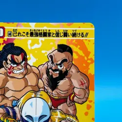 ZANGIEF Honda Street Fighter 2 Trading Card Carddass TCG BANDAI CAPCOM Japan #60 - Image 4