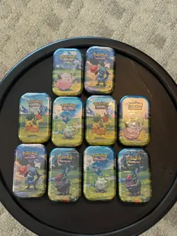 Pokemon Ascended Heroes MINI TINS Sealed 10x Tins - Image 1