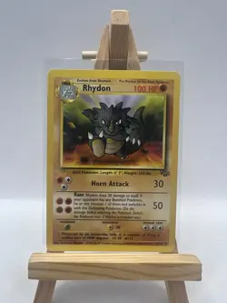 Pokemon TCG Rhydon Jungle 45/64 Regular WOTC MP. - Image 1
