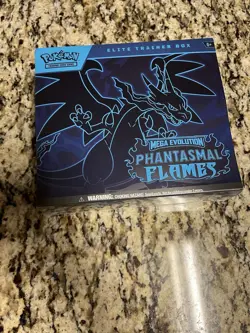 FAST SHIP Pokemon Mega Evolution Phantasmal Flames Elite Trainer Box ETB Sealed - Image 1