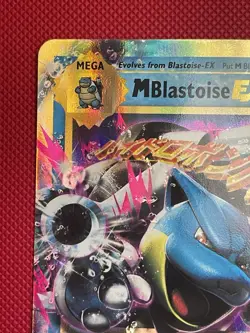Pokemon TCG Mega-Blastoise EX XY Evolutions Holo Rare Card 22/108 NM Condition - Image 3