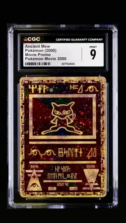 Pokemon The Movie 2000 Ancient Mew Holo Promo Movie Card CGC 9 MINT - Image 1