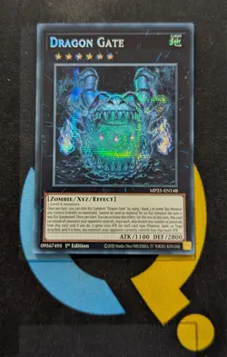 MP25-EN148 Dragon Gate Prismatic Secret Rare 1st Edition YuGiOh Card - Image 1