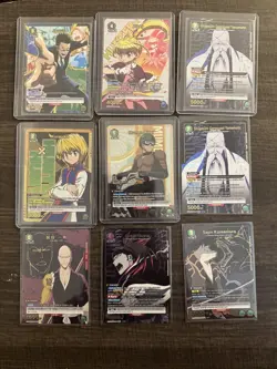 Union Arena Bleach, HunterxHunter , One Punch Man MIXED CARD LOT SR* - Image 1