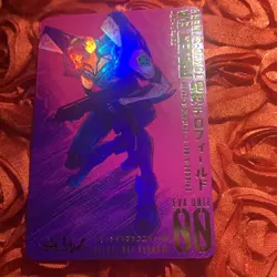 Rei Ayanami Evangelion FIRE Goddess Anime Foil ACG Girl Card - Image 1