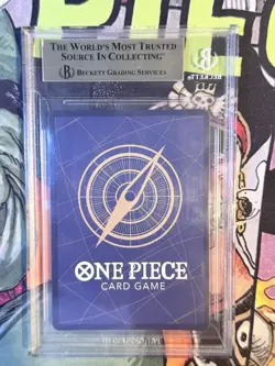 Monkey D Luffy OP11-118 Manga Alt Art SEC, Fist Of Divine Speed, BGS 10 Pristine - Image 2
