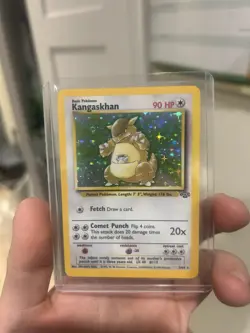 Pokemon TCG Kangaskhan Jungle Holo Card 5/64 Unlimited Rare, LP Condition - Image 1