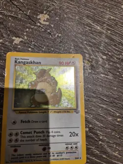 Pokemon TCG Kangaskhan Jungle Holo Card 5/64 Unlimited Rare - Image 2
