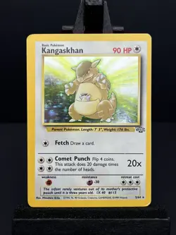 Pokemon TCG Kangaskhan Jungle Holo Card 5/64 Unlimited Rare - Image 1