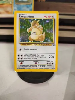 Pokemon TCG Kangaskhan Jungle Holo Card 5/64 Unlimited Rare - Image 1