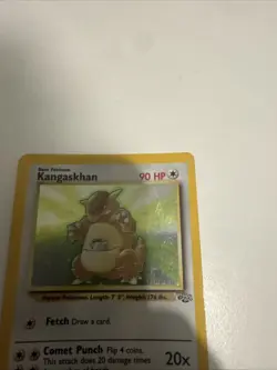 Pokemon TCG Kangaskhan Jungle Holo Card 1999 Unlimited Rare, 5/64 - Image 3