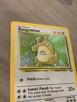 Pokemon TCG Kangaskhan Jungle Holo Card 5/64 Unlimited Rare - Image 3