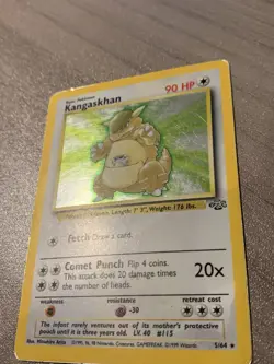 Pokemon TCG Kangaskhan Jungle Holo Card 5/64 Unlimited Rare - Image 4