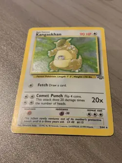 Pokemon TCG Kangaskhan Jungle Holo Card 5/64 Unlimited Rare - Image 5