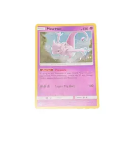 Pokemon Mewtwo TCG SM77 Cosmic Holo Black Star Promo Card NM - Image 1