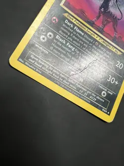 Pokemon Neo Revelation 8/64 Houndoom Holo Pokemon Card has Crease - Image 2