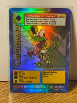 Gekomon St-27S Digimon Holo Foil Card Starter Series Bandai Digi Battle MP - Image 1
