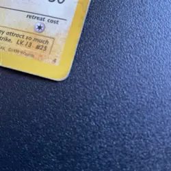 Pikachu #4 - WB Movie - Black Star Promo - Vintage WOTC Pokemon Movie Card LP - Image 3