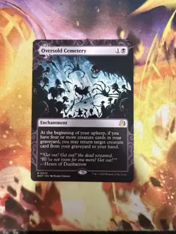 x1 NM Oversold Cemetery Wilds of Eldraine: Enchanting Tales Regular MTG - Image 1