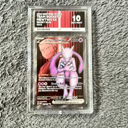 Pokemon Destined Rivals Team Rocket's Mewtwo EX 213/182 ACE 10 - Image 1