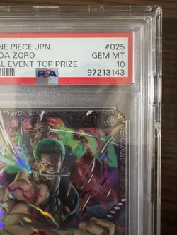 One Piece Card Roronoa Zoro Flagship Promo PSA 10 Gem Mint Japanese - Image 4