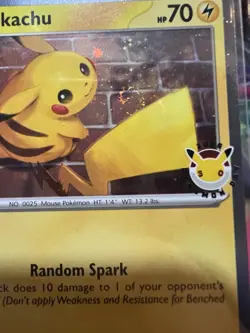 2026 Pokemon Day 30th Anniversary Pikachu 051 Stamped Promo with 🌀 - Image 2