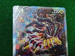 GIRATINA V FULL ART ULTRA RARE DRAGON 220 HP SWORD & SHIELD 186/196 POKEMON - Image 3