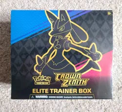 Pokemon TCG Crown Zenith ETB Elite Trainer Box Factory Sealed New 2023 English! - Image 1