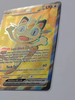 Pokemon TCG Meowth EX Ultra Rare Full Art - Perfect Order 107/88 - Mint - Image 3