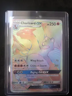 Pokemon TCG Charizard GX 150/147 Full Art Burning Shadows Secret Rare HP - Image 1