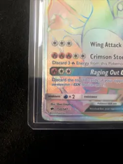 Pokemon TCG Charizard GX 150/147 Full Art Burning Shadows Secret Rare HP - Image 5