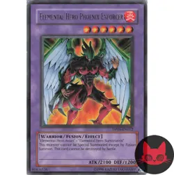 Yugioh Elemental HERO Phoenix Enforcer DP05-EN012 Rare LP - Image 1