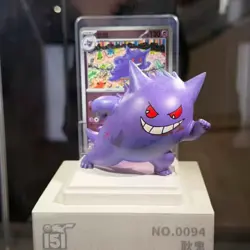 Pokemon Chinese Dream Drawing Gengar Card 151C-094/151 & 151C Figurine Set - Image 1