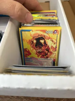 One Piece TCG Card Game 2000+ Cards Mixed Lot Come As Is Commons Uncommon Rare - Image 2