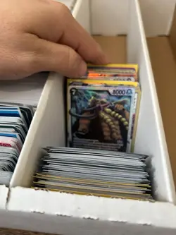 One Piece TCG Card Game 2000+ Cards Mixed Lot Come As Is Commons Uncommon Rare - Image 5