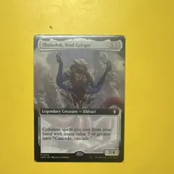 Magic: The Gathering Zhulodok, Void Gorger Extended Art Commander Masters Card - Image 1