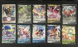 Pokemon V/Vstar Lot Of 10 Cards From Random Sets M/NM - Image 1