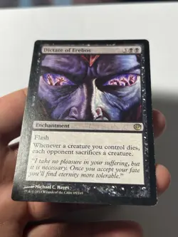 Mtg Dictate of Erebos LP Magic The Gathering Black Enchantment Journey Into Nyx - Image 2