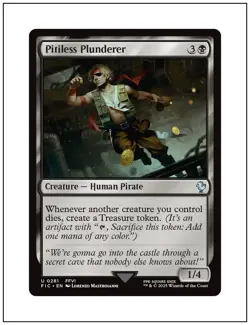 1x Pitiless Plunderer, Final Fantasy Commander, Magic the Gathering, MTG NM - Image 1
