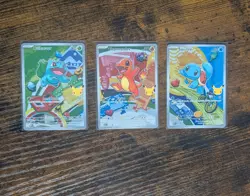 Pokemon First Partner Illustration Collection Series 1 - Kanto (Gen 1) Set - Image 1