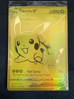 Pokemon TCG Pikachu V SWSH145 Black Star Promo Sealed Sword & Shield SEALED - Image 1