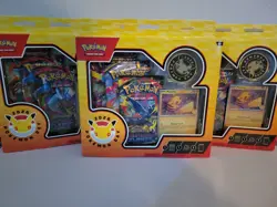 Pokemon TCG 2026 Pokemon Day Pikachu Promo Box Coin + 3 Booster Packs Sealed New - Image 2