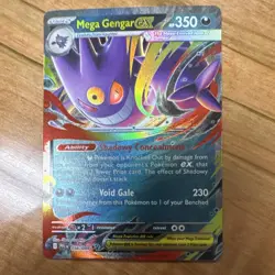 Pokemon Mega Gengar EX 056/094 Phantasmal Flames Double Rare Holo 350HP EN - Image 1