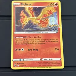 Moltres 012/078 Pokemon GO Holo - Image 1