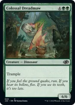 Colossal Dreadmaw - Near Mint MTG Jumpstart 2022 - Image 1