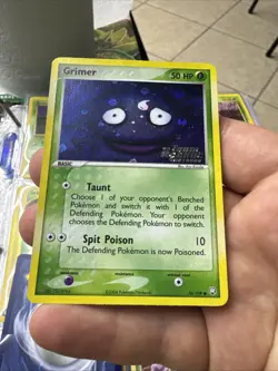 Pokemon Grimer 56/109 EX Team Rocket Returns Reverse Holo 2004 TCG - Image 1